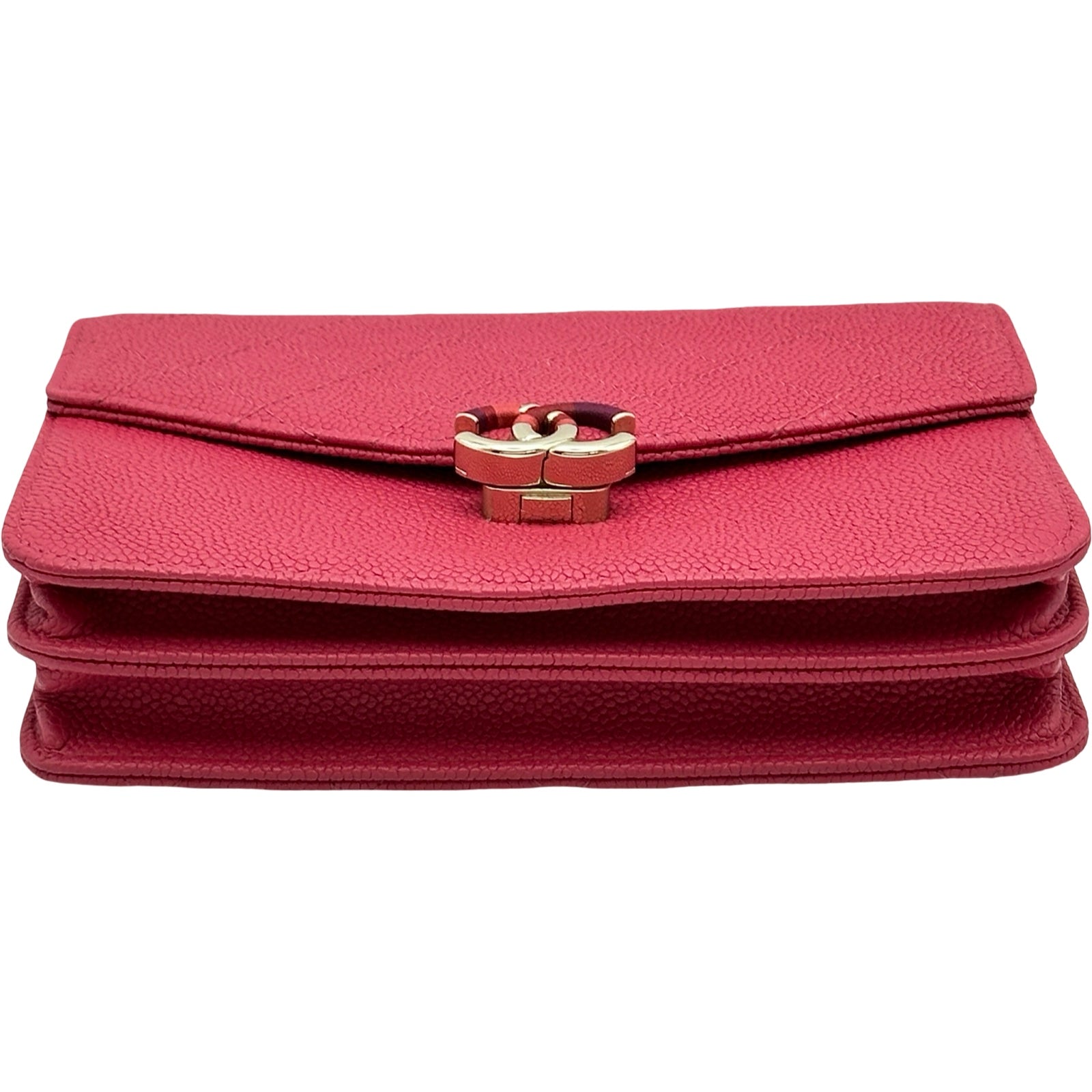 シャネル CHANEL ハーフココチェーンウォッチ A84411 25番台 ピンク/ゴールド金具 キャビアスキン レディース ショルダーバッグ シャネル CHANEL ハーフココチェーンウォッチ A84411 25番台 ピンク