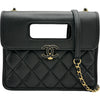 シャネル CHANEL マトラッセミニフラップバッグ AS4025 ブラック/ゴールド金具 エイジドカーフ レディース ショルダーバッグ
