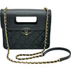 シャネル CHANEL マトラッセミニフラップバッグ AS4025 ブラック/ゴールド金具 エイジドカーフ レディース ショルダーバッグ