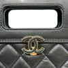 シャネル CHANEL マトラッセミニフラップバッグ AS4025 ブラック/ゴールド金具 エイジドカーフ レディース ショルダーバッグ