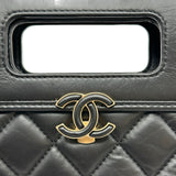 シャネル CHANEL マトラッセミニフラップバッグ AS4025 ブラック/ゴールド金具 エイジドカーフ レディース ショルダーバッグ