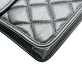 シャネル CHANEL マトラッセミニフラップバッグ AS4025 ブラック/ゴールド金具 エイジドカーフ レディース ショルダーバッグ