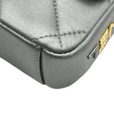 シャネル CHANEL ミニフラップチェーンショルダーバッグ AS2734 シルバー/ゴールド/シルバー金具 ラムスキン レディース ショルダーバッグ