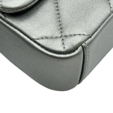 シャネル CHANEL ミニフラップチェーンショルダーバッグ AS2734 シルバー/ゴールド/シルバー金具 ラムスキン レディース ショルダーバッグ