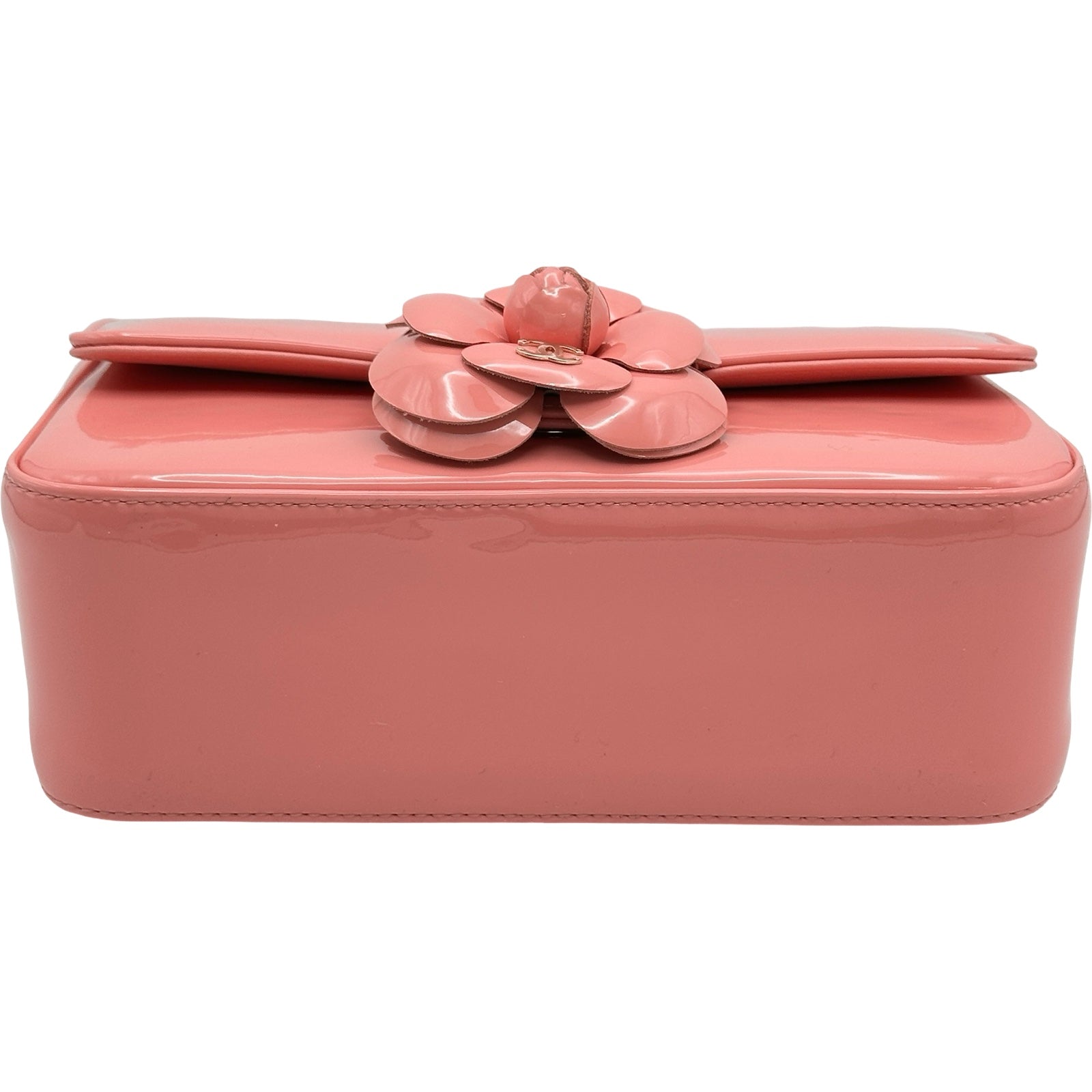 シャネル CHANEL カメリアミニマトラッセ AS4388 ピンク/ゴールド金具 パテント レディース ショルダーバッグ シャネル CHANEL カメリアミニマトラッセ AS4388 ピンク/ゴールド金具