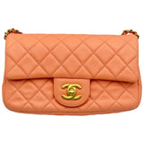 シャネル CHANEL ミニマトラッセ20 ボールチェーン A69900 サーモンピンク/ゴールド金具 ラムスキン レディース ショルダーバッグ