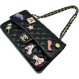 シャネル CHANEL マトラッセ25 A01112 ブラック/ゴールド金具 ラムスキン レディース ショルダーバッグ