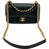 シャネル CHANEL トリプルフラップバッグ A91864 26番台 ブラック/ゴールド金具 カーフスキン レディース ショルダーバッグ