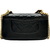 シャネル CHANEL トリプルフラップバッグ A91864 26番台 ブラック/ゴールド金具 カーフスキン レディース ショルダーバッグ