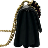 シャネル CHANEL トリプルフラップバッグ A91864 26番台 ブラック/ゴールド金具 カーフスキン レディース ショルダーバッグ