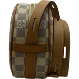 ルイ・ヴィトン LOUIS VUITTON ポワット・シャポー・スープル N40333 ホワイト ダミエ レディース ショルダーバッグ