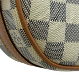ルイ・ヴィトン LOUIS VUITTON ポワット・シャポー・スープル N40333 ホワイト ダミエ レディース ショルダーバッグ