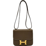 エルメス HERMES コンスタンス3ミニ U刻 エトゥープ ゴールド金具 エプソン レディース ショルダーバッグ