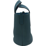 エルメス HERMES インザループ18 W刻 ブルージーン ゴールド金具 トリヨン レディース ハンドバッグ