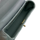 シャネル CHANEL マトラッセトップハンドルバッグ AS4569 ブルー ゴールド金具 パーリーラムスキン レディース ショルダーバッグ