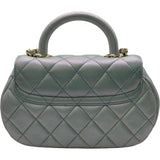 シャネル CHANEL マトラッセトップハンドルバッグ AS4569 ブルー ゴールド金具 パーリーラムスキン レディース ショルダーバッグ