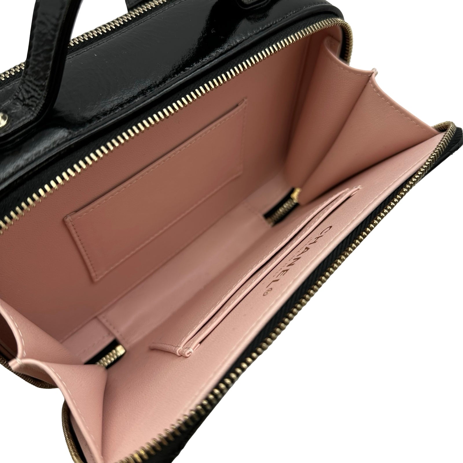 シャネル CHANEL トップハンドルバニティケースショルダーバッグ