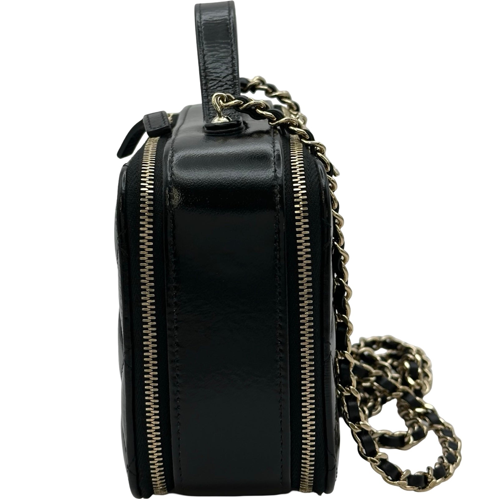 シャネル CHANEL トップハンドルバニティケースショルダーバッグ