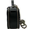シャネル CHANEL トップハンドルバニティケースショルダーバッグ AS3538 ブラック ゴールド金具 シャイニーラムスキン レディース ショルダーバッグ