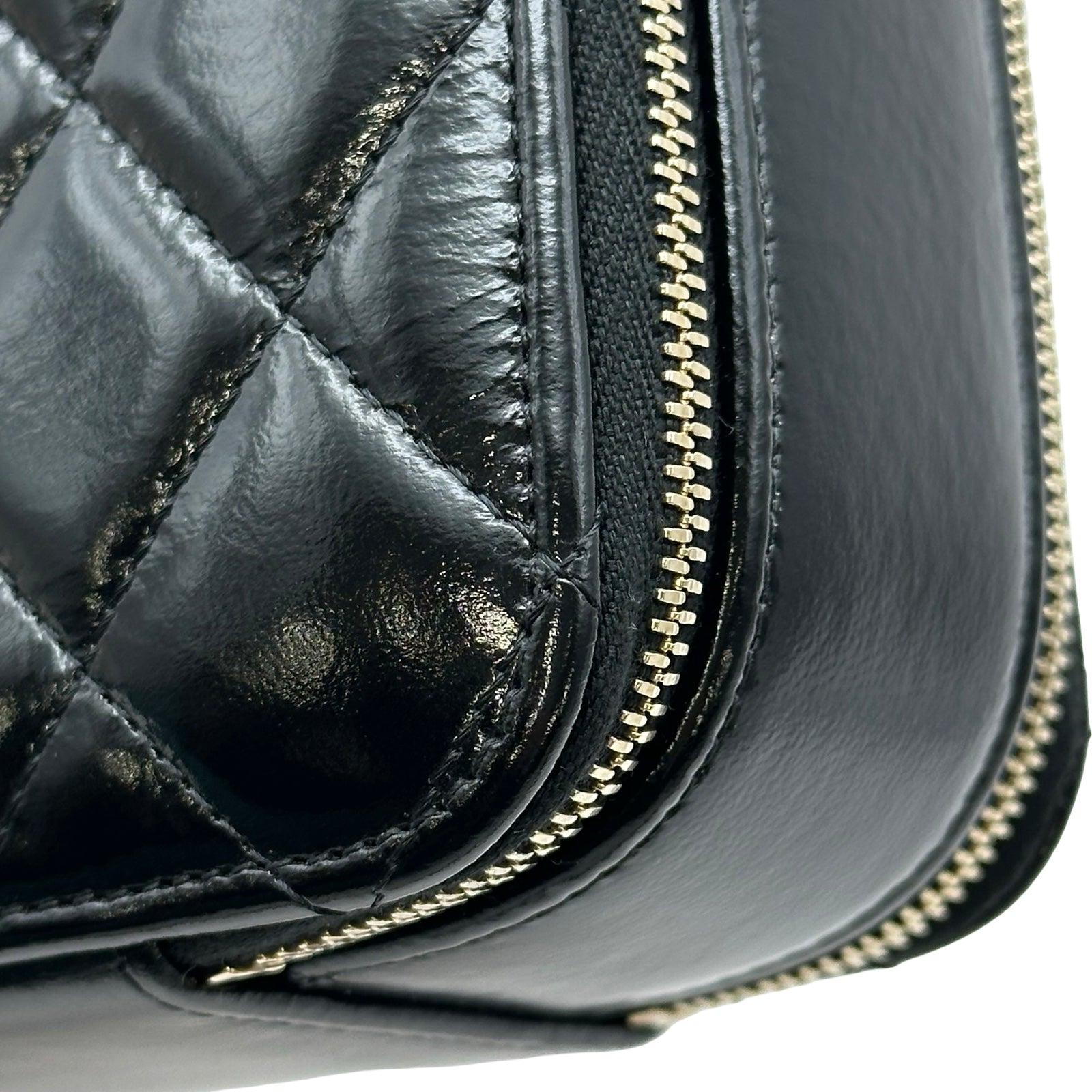 シャネル CHANEL トップハンドルバニティケースショルダーバッグ