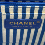 シャネル CHANEL シェブロンVステッチショルダーバッグ AS0024 27番台 ブルー ゴールド金具 ラムスキン レディース ショルダーバッグ
