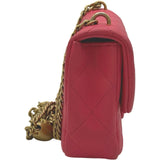 シャネル CHANEL ココマークチェーンショルダー AS3828 ピンク ゴールド金具 キャビアスキン レディース ショルダーバッグ