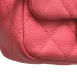 シャネル CHANEL ココマークチェーンショルダー AS3828 ピンク ゴールド金具 キャビアスキン レディース ショルダーバッグ