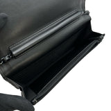 シャネル CHANEL マトラッセチェーンウォレット ソーブブラック A84389 29番台 ブラック シャイニーカーフスキン レディース ショルダーバッグ