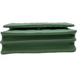 シャネル CHANEL マトラッセミニチェーンウォレット AP1649 30番台 グリーン ゴールド金具 ラムスキン レディース ショルダーバッグ