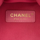 シャネル CHANEL マトラッセリュックサック AS0009 26番台 ピンク ゴールド金具 キャビアスキン レディース リュック・デイパック