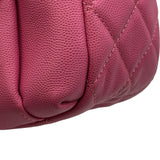 シャネル CHANEL マトラッセリュックサック AS0009 26番台 ピンク ゴールド金具 キャビアスキン レディース リュック・デイパック