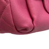 シャネル CHANEL マトラッセリュックサック AS0009 26番台 ピンク ゴールド金具 キャビアスキン レディース リュック・デイパック