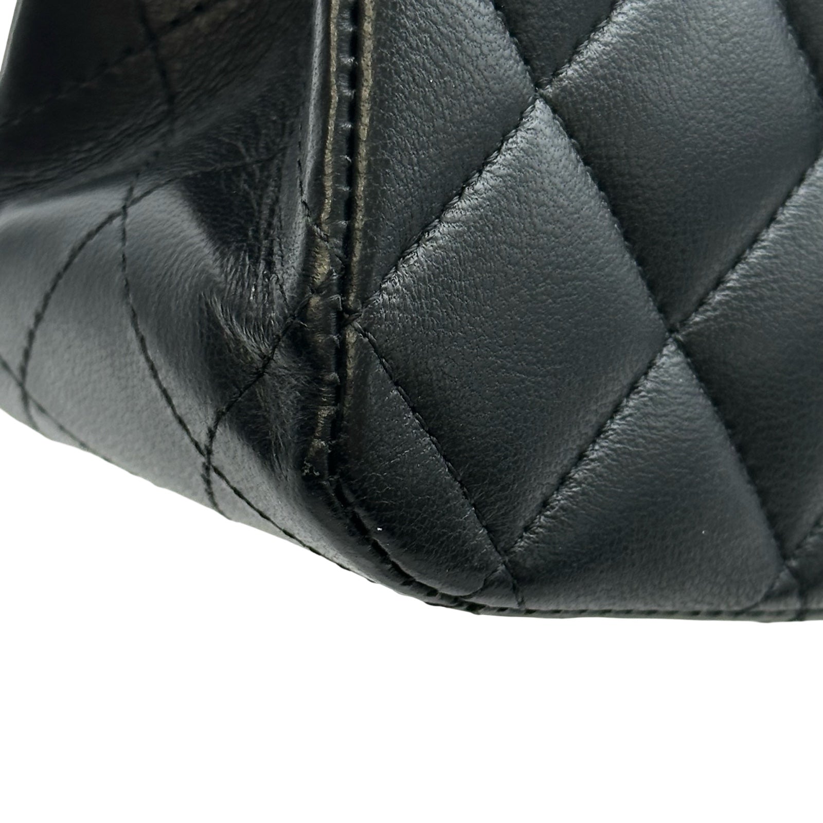 シャネル CHANEL マトラッセ25 A01112 ブラック シルバー金具