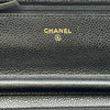 シャネル CHANEL マトラッセチェーンウォレット A33814 27番台 ブラック ゴールド金具 キャビアスキン レディース ショルダーバッグ