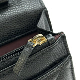 シャネル CHANEL マトラッセチェーンウォレット A33814 27番台 ブラック ゴールド金具 キャビアスキン レディース ショルダーバッグ