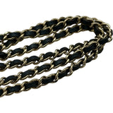 シャネル CHANEL ココロックマトラッセチェーンウォレット A80766 25番台 ブルー ゴールド金具 ソフトキャビア レディース ショルダーバッグ