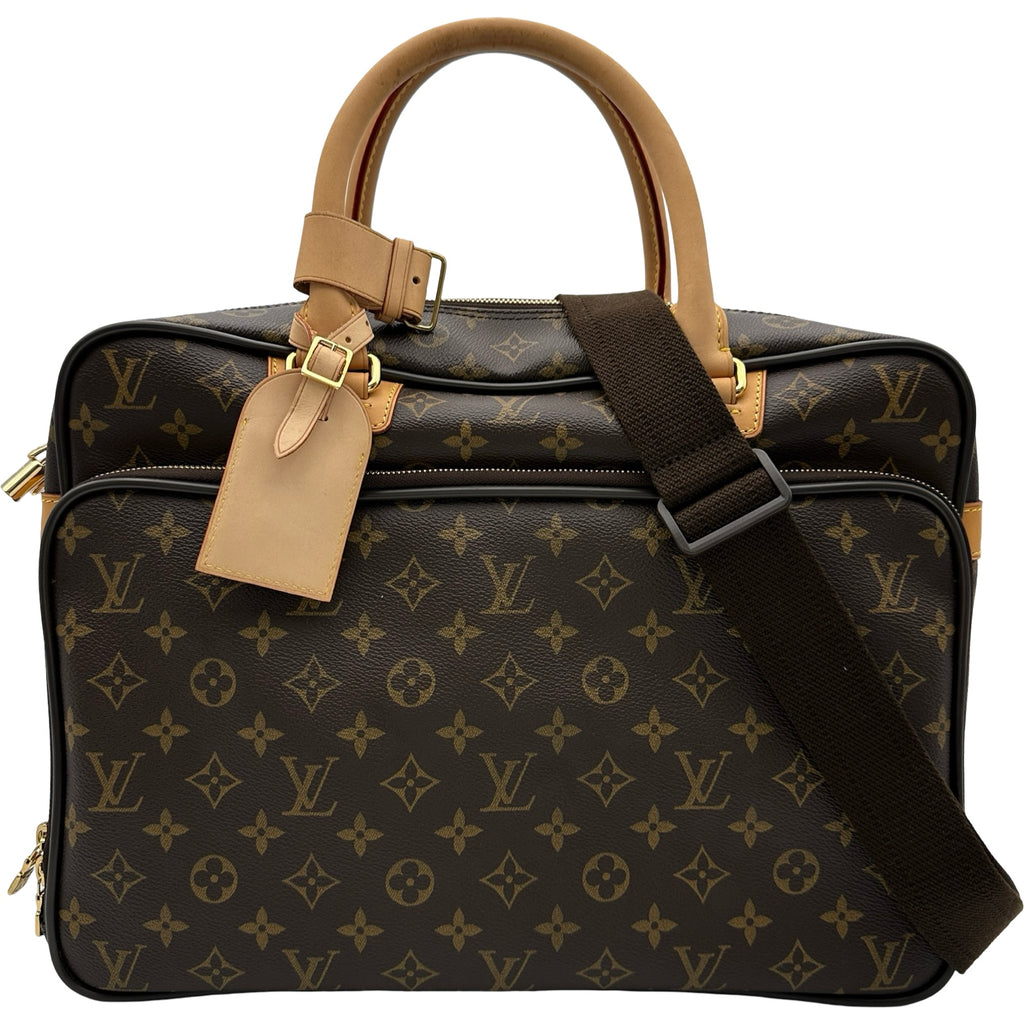 ルイ・ヴィトン LOUIS VUITTON イカール M23252 ブラウン モノグラム 