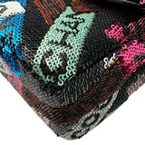 シャネル CHANEL ココマークロゴスモールチェーンショルダー マルチカラー シルバー金具 スパンコール レディース ショルダーバッグ