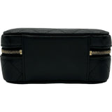 シャネル CHANEL マトラッセミニカメラチェーンショルダー AP2858 ブラック ゴールド金具 キャビア レディース ショルダーバッグ