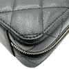 シャネル CHANEL マトラッセミニカメラチェーンショルダー AP2858 ブラック ゴールド金具 キャビア レディース ショルダーバッグ