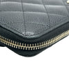 シャネル CHANEL マトラッセロングジップウォレット A50097 20番台 ブラック ゴールド金具 キャビア レディース 長財布