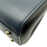 シャネル CHANEL ネオエグゼクティブスモール A69929 23番台 ブラック/ネイビー ゴールド金具 カーフ レディース ショルダーバッグ