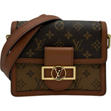 ルイ・ヴィトン LOUIS VUITTON ドフィーヌMINI M45959 ブラウン モノグラム ・リバース レディース ショルダーバッグ
