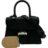 デルヴォー DELVAUX ブリヨンミニ AA0406AAU0 ブラック シルバー金具 レザー レディース ショルダーバッグ