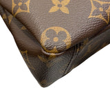 ルイ・ヴィトン LOUIS VUITTON ナノパラス M61254 ブラウン/レッド モノグラム/スリーズ レディース ショルダーバッグ
