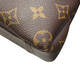 ルイ・ヴィトン LOUIS VUITTON ナノパラス M61254 ブラウン/レッド モノグラム/スリーズ レディース ショルダーバッグ