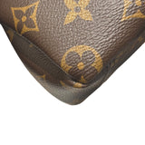 ルイ・ヴィトン LOUIS VUITTON ナノパラス M61254 ブラウン/レッド モノグラム/スリーズ レディース ショルダーバッグ
