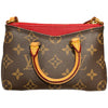 ルイ・ヴィトン LOUIS VUITTON ナノパラス M61254 ブラウン/レッド モノグラム/スリーズ レディース ショルダーバッグ