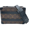 ルイ・ヴィトン LOUIS VUITTON ソフトトランク M45935 ブラウン モノグラム・マカサー メンズ ハンドバッグ