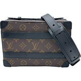 ルイ・ヴィトン LOUIS VUITTON ソフトトランク M45935 ブラウン モノグラム・マカサー メンズ ハンドバッグ